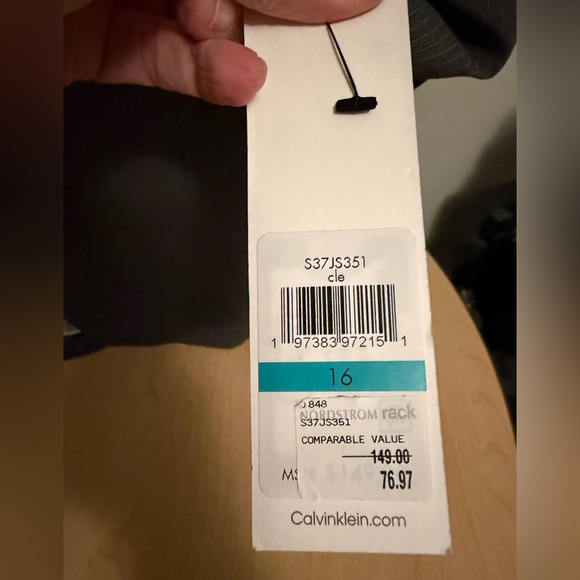 Calvin Klein Elegant Gray Blazer - Picture 4 of 5